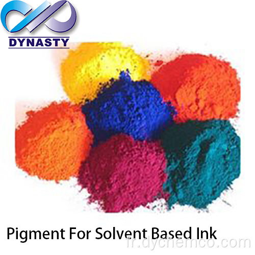 Pigment organique pour encre à base de solvant